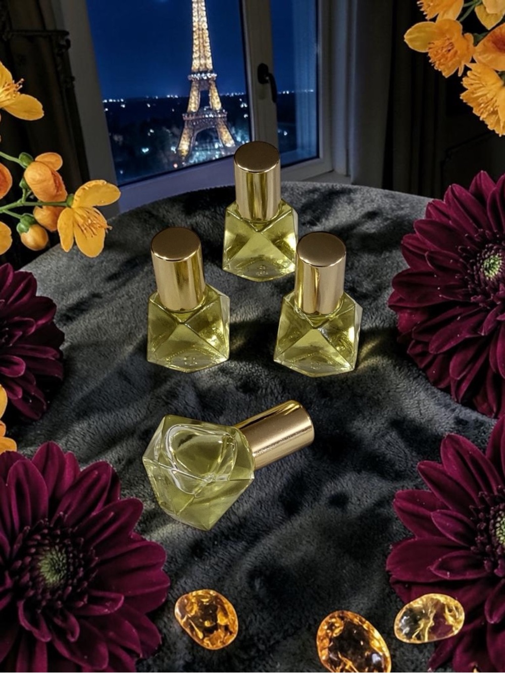 Orchid & Vine Aromatherapy Luxurious Body Oil Scent Roller Midnight Dahlia